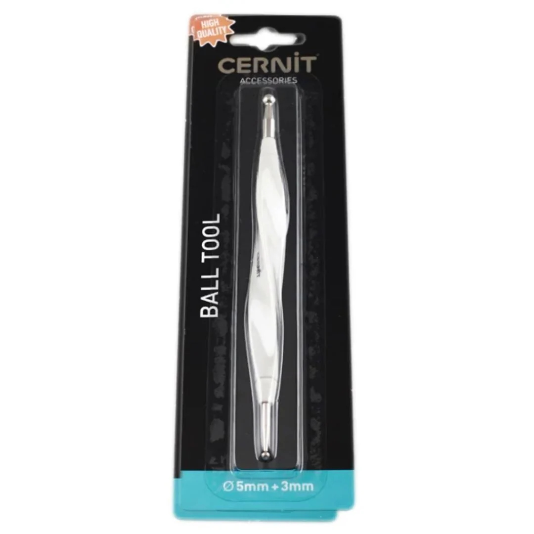 Cernit 5mm & 3mm Double-ended Modelling Ball Tool - Nail Gallerys