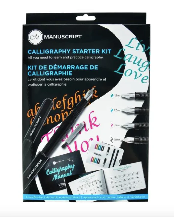 Manuscript Calligraphy Starter Kit - Nail Gallerys