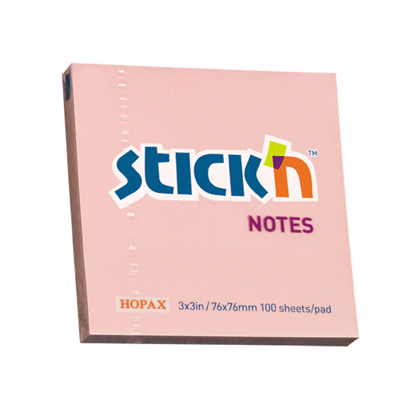Stick'n Notes 76x76mm 100 Sheet Pad - Nail Gallerys