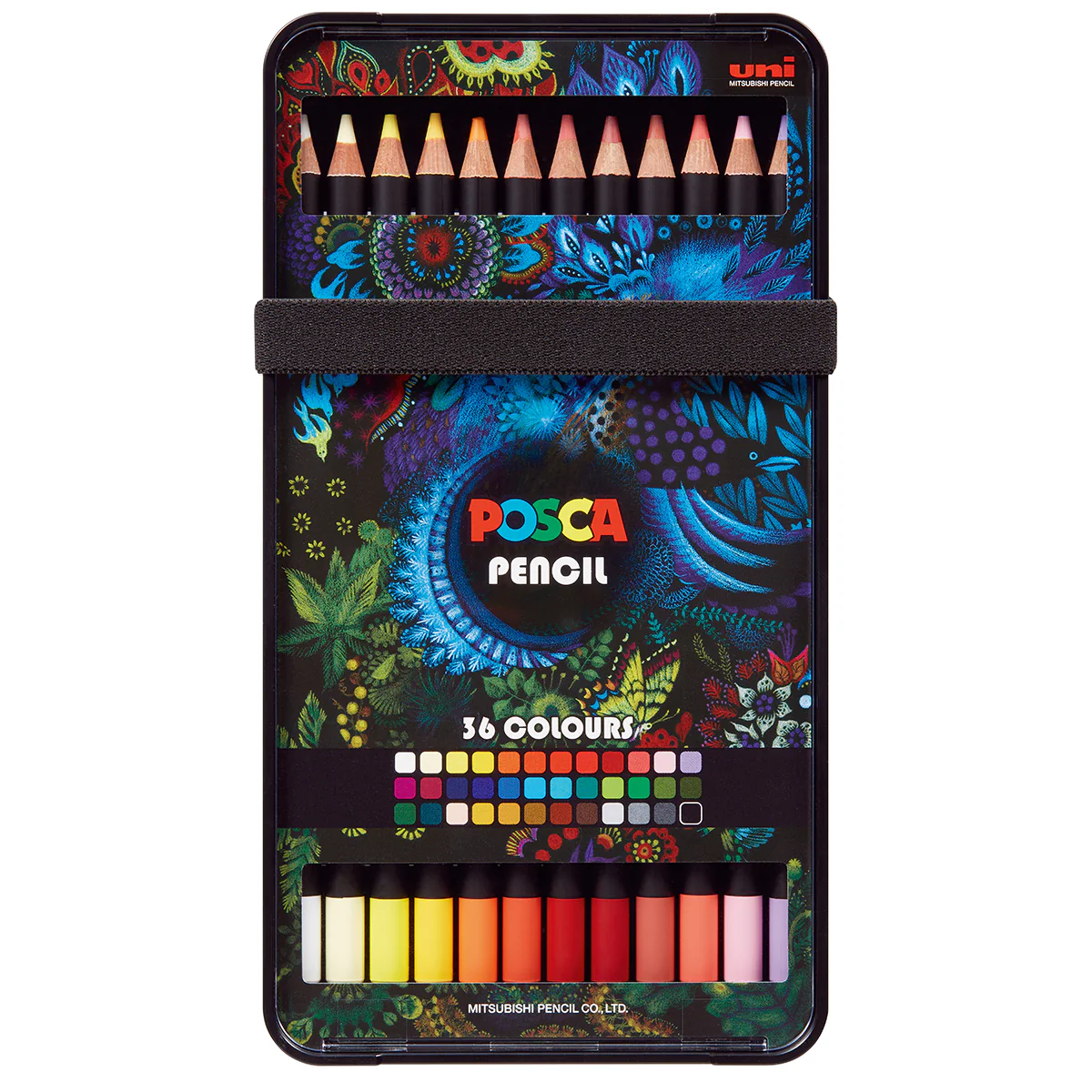 Uni Posca Pencils Assorted Set Of 36 - Nail Gallerys