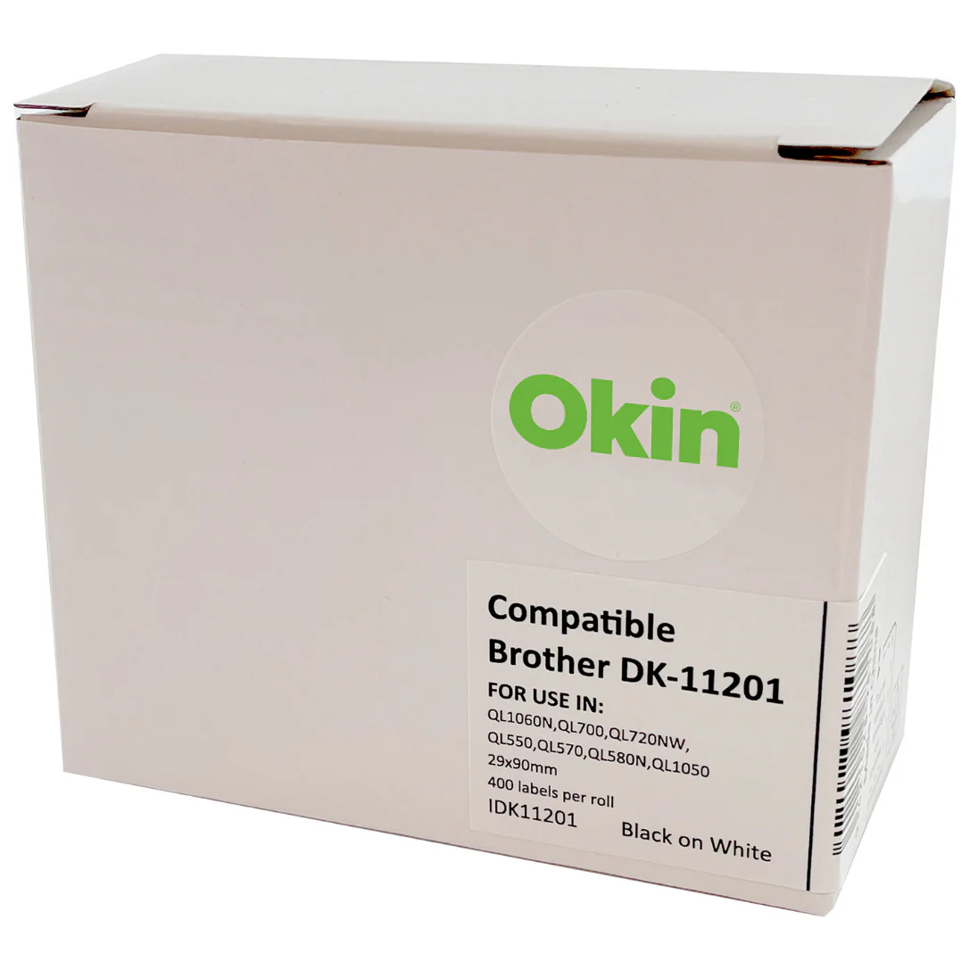 Okin Compatible Brother DK Label Standard Address 400 Labels - Nail Gallerys