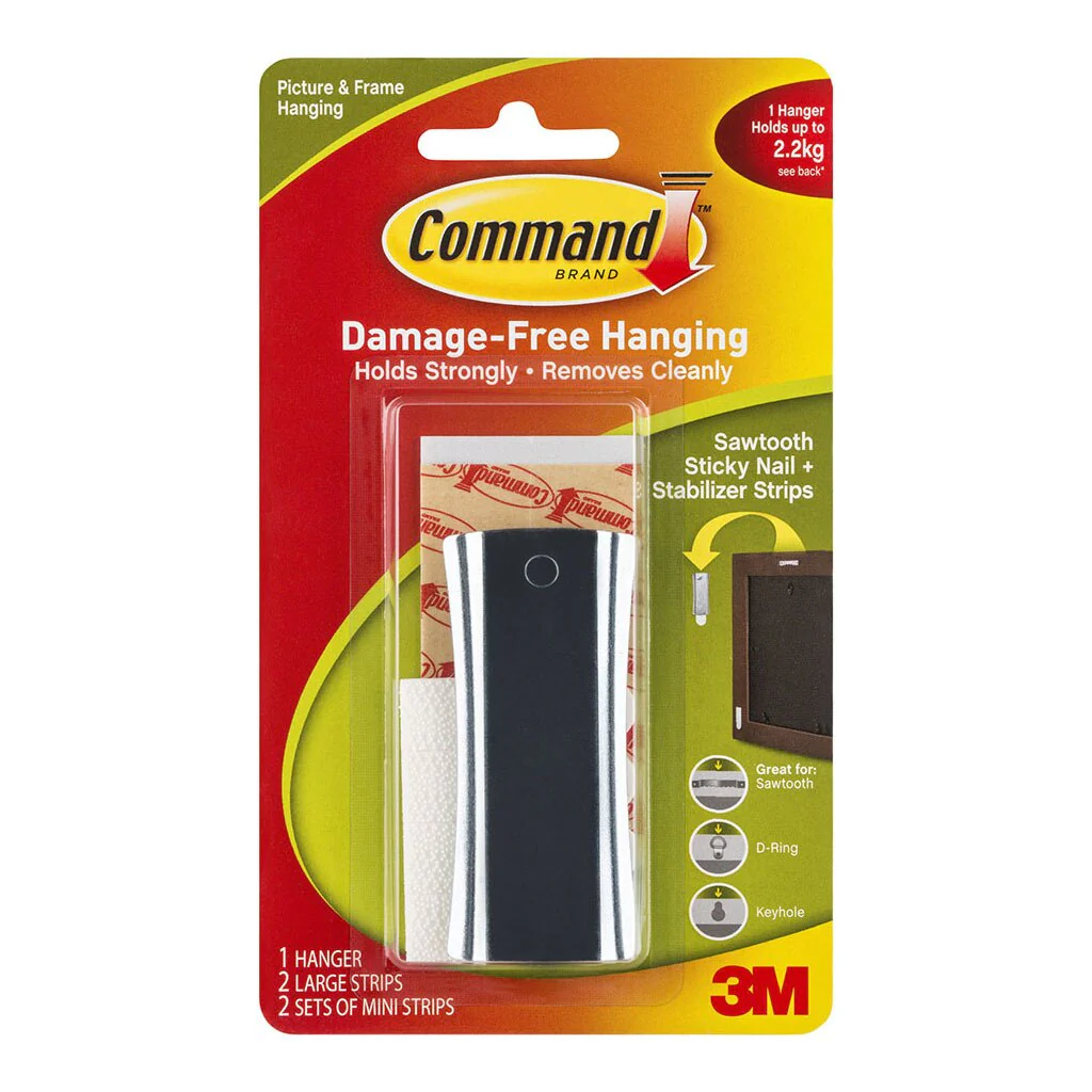 Command Picture Hanger 17047 Large Metal Universal - Nail Gallerys