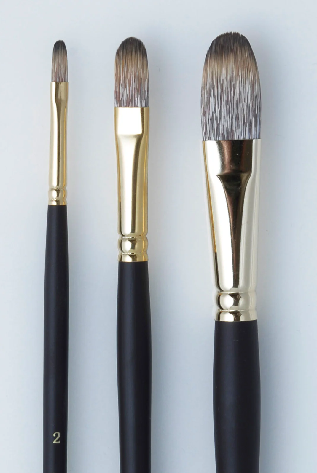 Art Spectrum Imitation Mongoose Filbert Brushes - Nail Gallerys