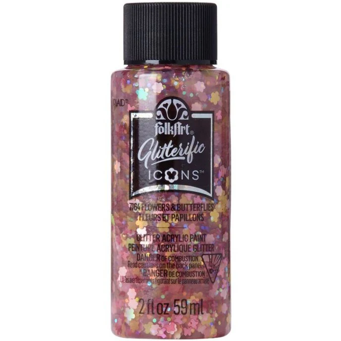 FolkArt Glitterific Icons Acrylic Paints 59ml - Nail Gallerys