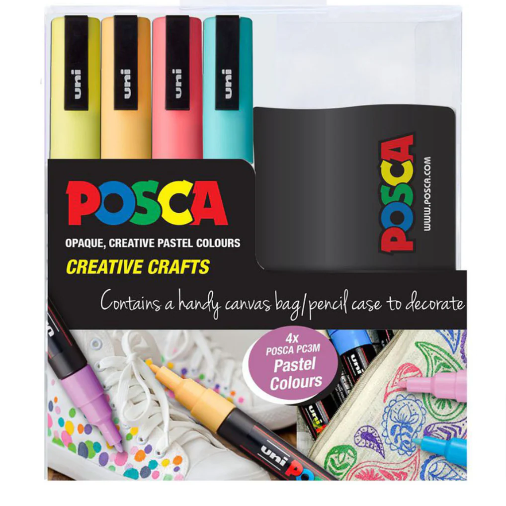 Uni Posca Marker Canvas Bag Activity Pack - Nail Gallerys