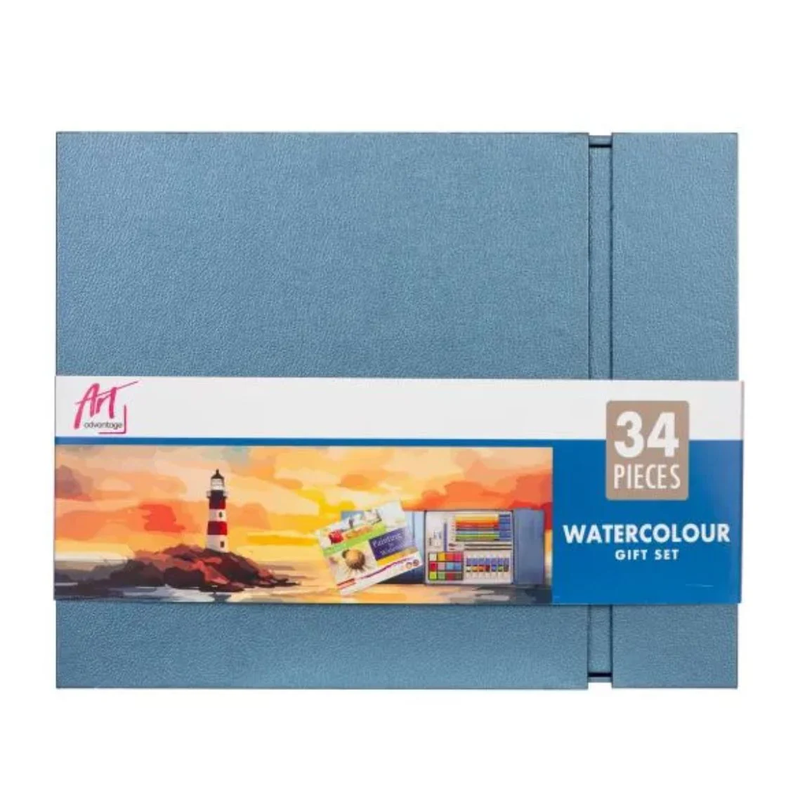 Art Advantage 32 Piece Watercolour Set In Gift Box - Nail Gallerys