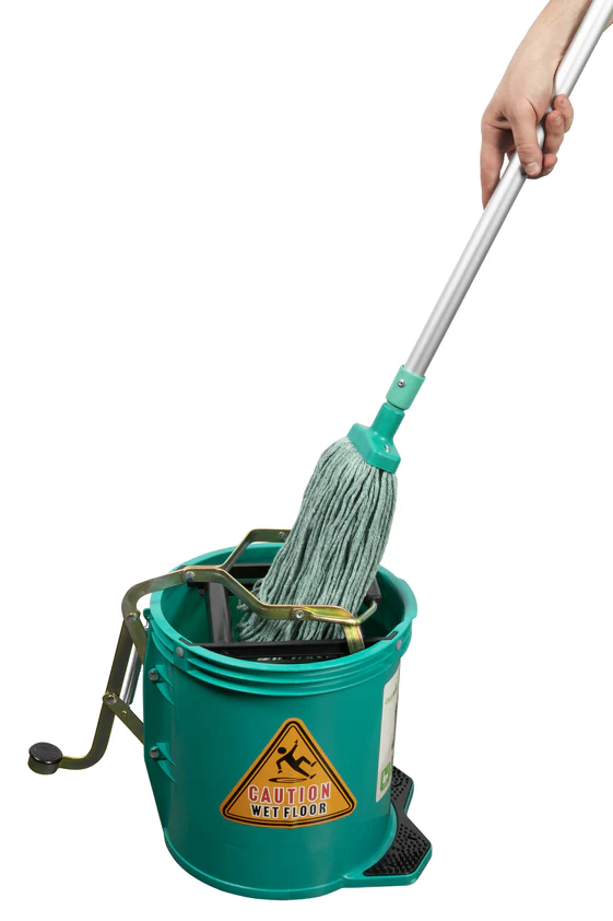 Cleanlink Heavy Duty Mop Bucket Metal Wringer 16L - Nail Gallerys