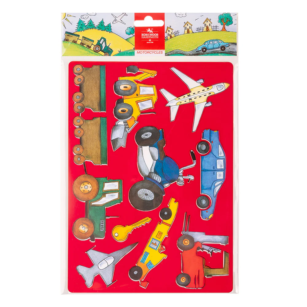 Koh-I-Noor Drawing Template Motorcycles - Nail Gallerys