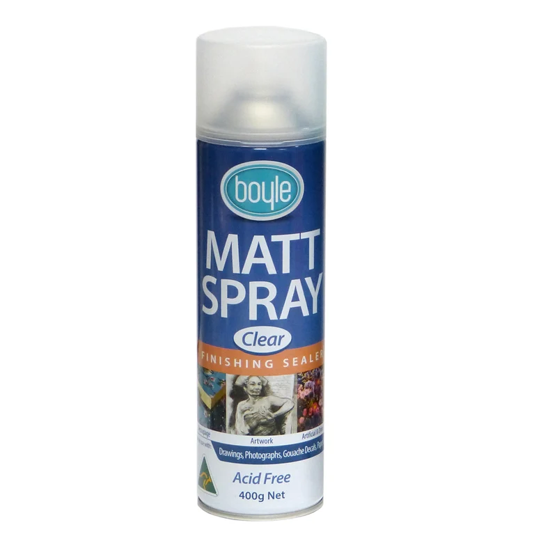 Boyle 431 400g Matt Clear Spray - Nail Gallerys