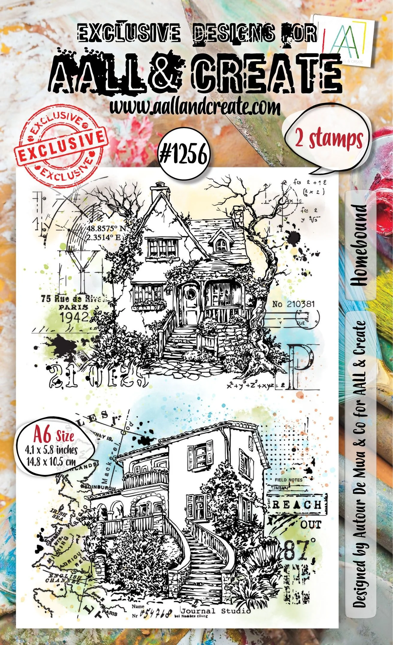 AALL And Create A6 Photopolymer Clear Homebound Stamp Set - Nail Gallerys