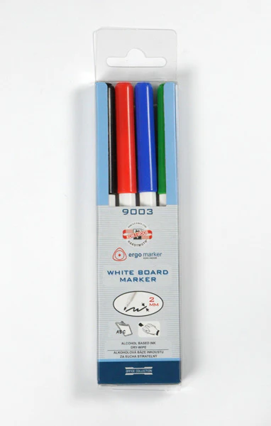 Koh-I-Noor Whiteboard Markers 2mm Round - Pack Of 4 - Nail Gallerys