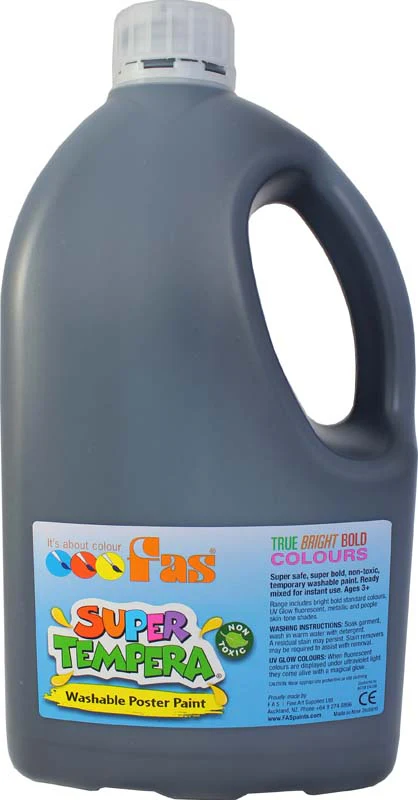 Fas Super Tempera Washable Poster Paints 2 Litre - Nail Gallerys
