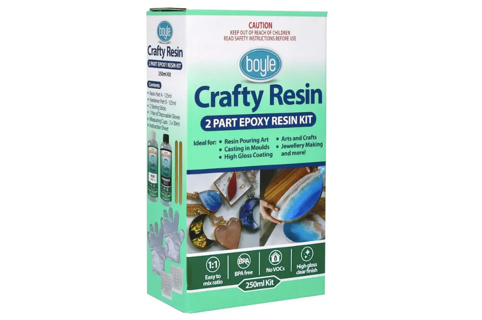Boyle 250ml Crafty Resin Kit - Nail Gallerys