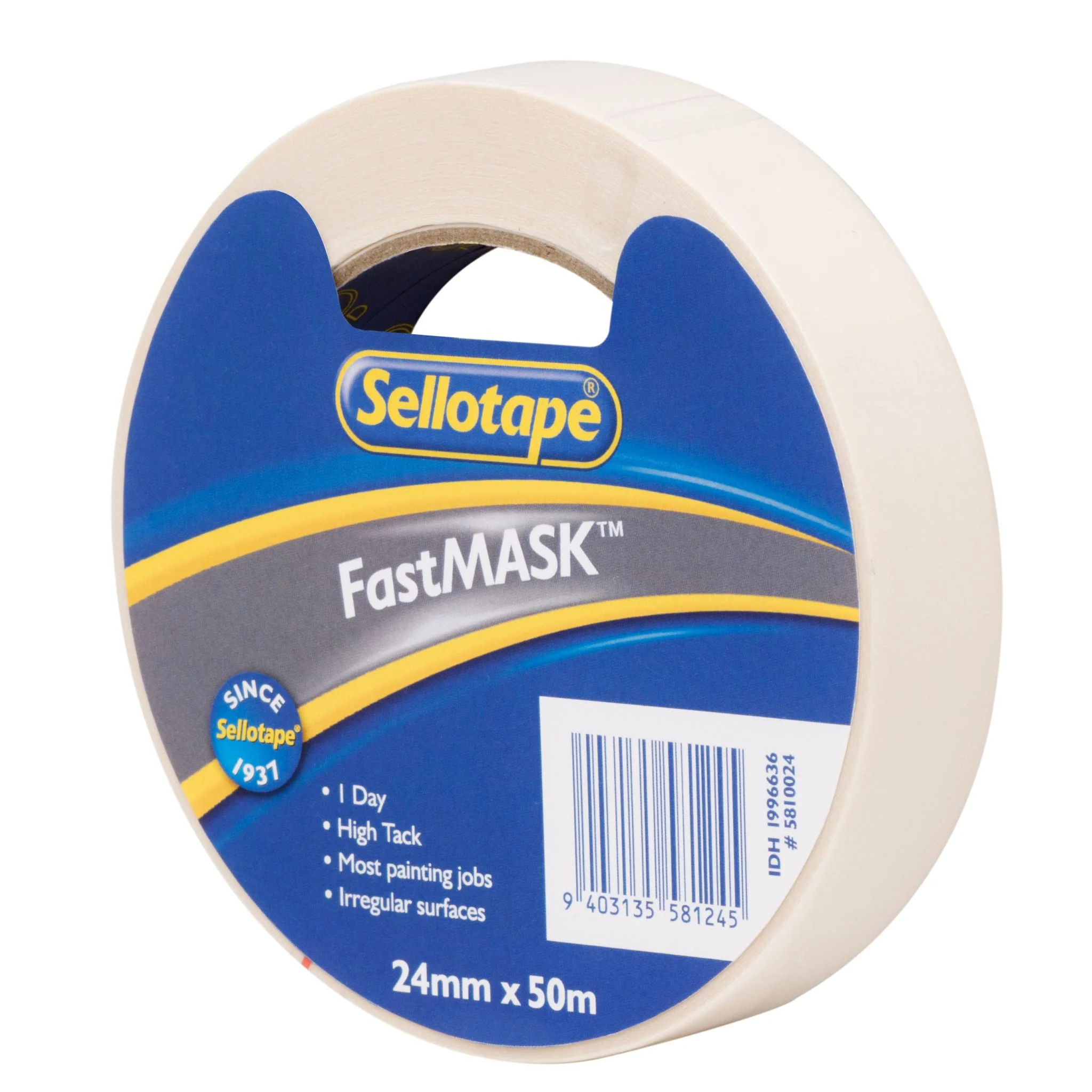 Sellotape 5810 Fastmask General Purpose Masking Tape Size 50m - Nail Gallerys