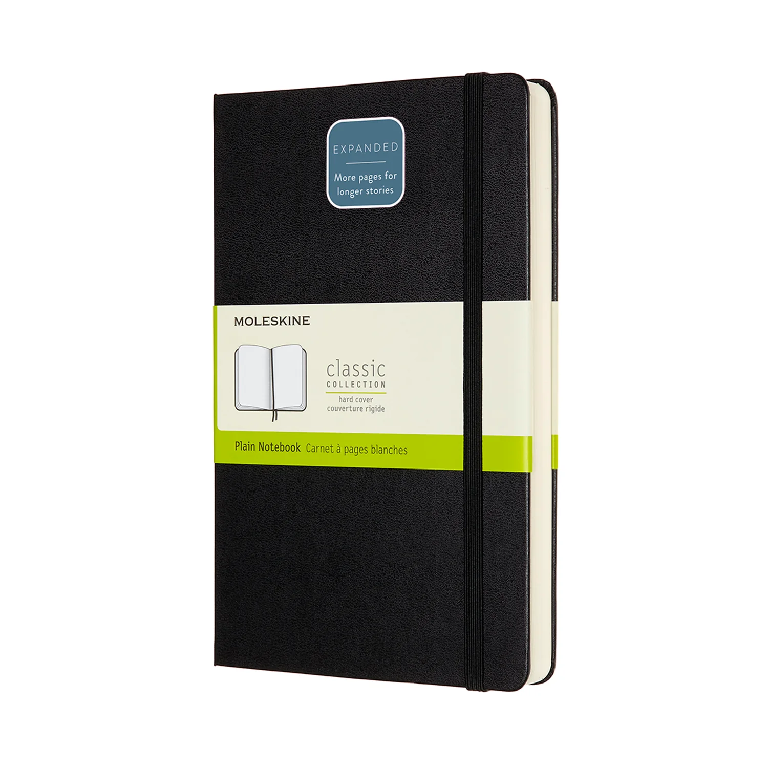 Moleskine Large Expanded Plain Hard Cover Notebooks - Nail Gallerys