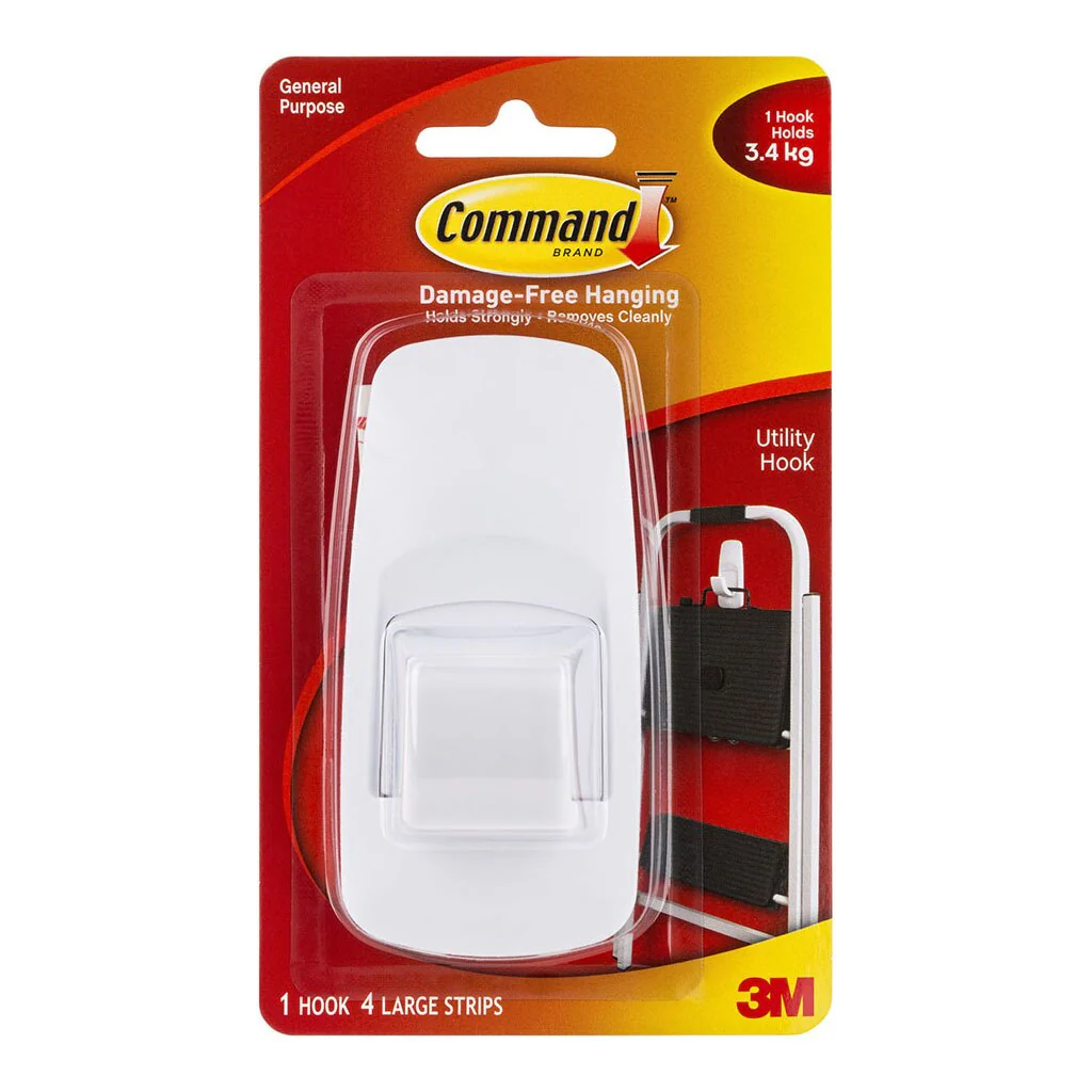 Command Hook 17004 Jumbo White - Nail Gallerys