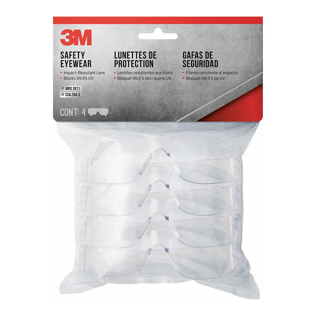 3M Safety Eyewear Pack of 4 - Nail Gallerys