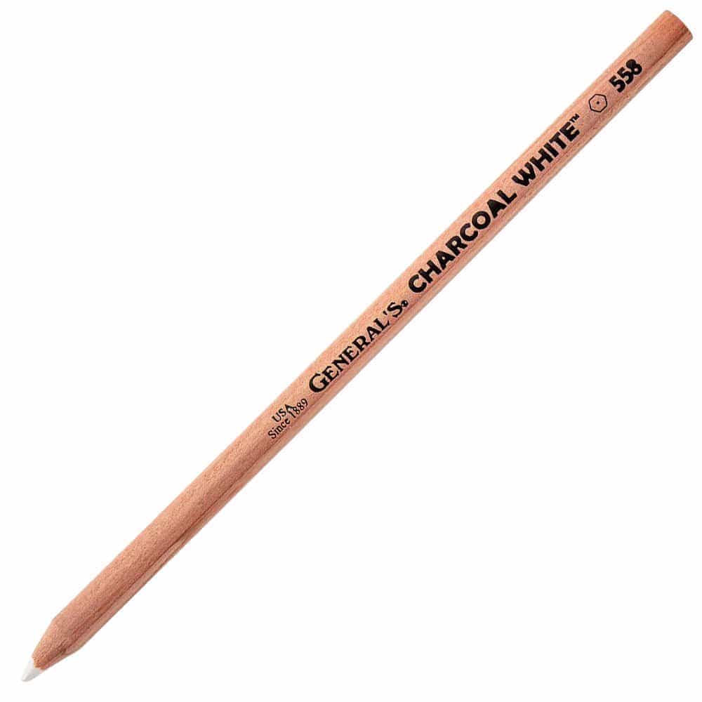 General's 558 Original Charcoal White Pencil - Nail Gallerys