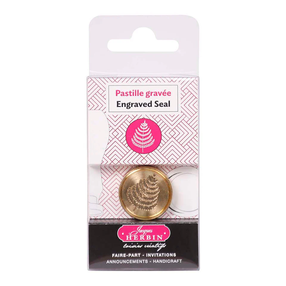 Jacques Herbin Round Fern Wax Seal - Nail Gallerys