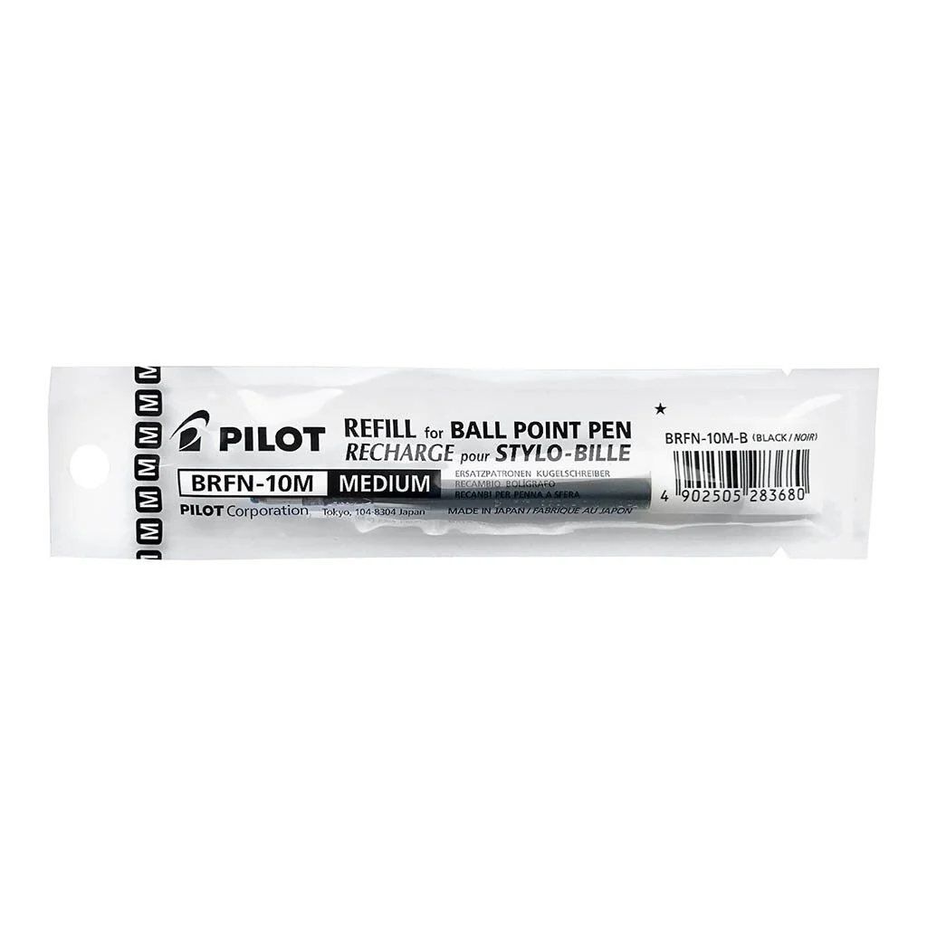 Pilot MR Ballpoint Pen Refill Medium Black - Nail Gallerys