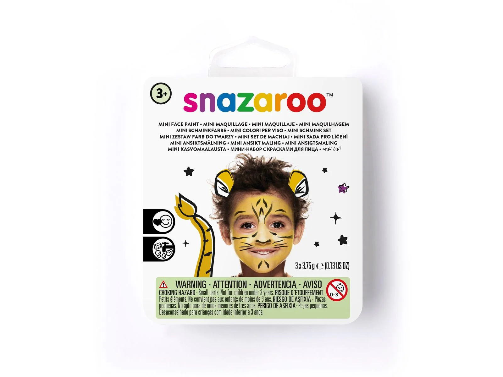 Snazaroo Mini Face Paint Set - Tiger - Nail Gallerys