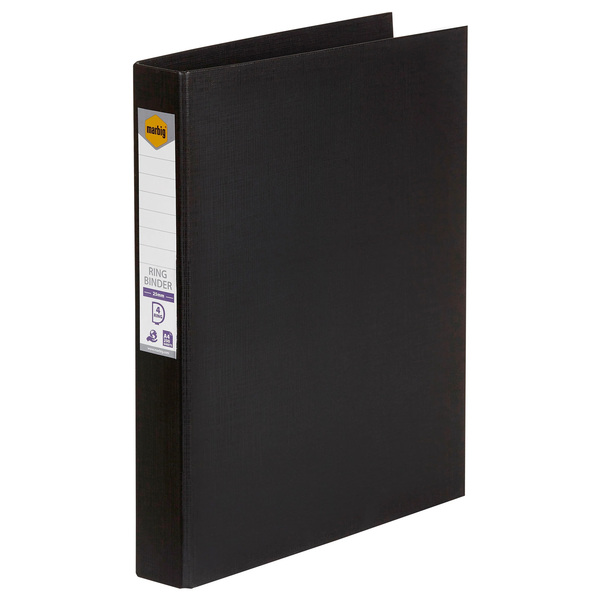Marbig Ring Binder A4 25mm 4d - Pack Of 20 - Nail Gallerys