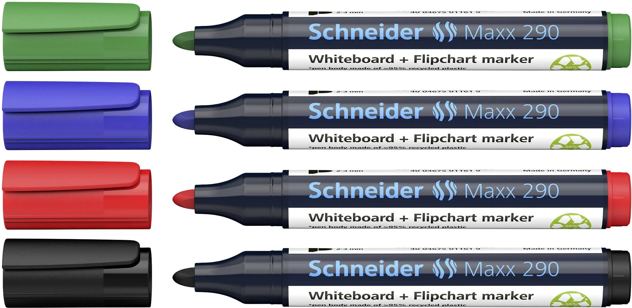 Schneider Maxx 290 Whiteboard Marker Set Of 4 - Nail Gallerys