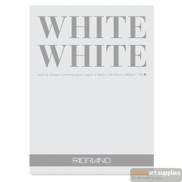 Fabriano White 300gsm 20 Sheet Pads - Nail Gallerys