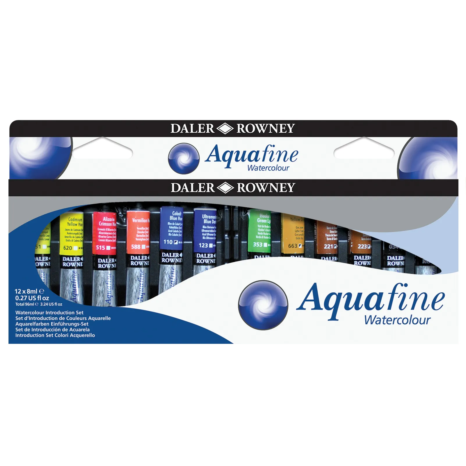 Daler Rowney Aquafine 12x8ml Introduction Paint Set - Nail Gallerys