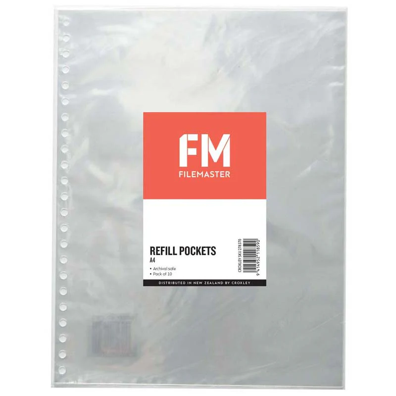FM Refill Size A4 10 Pack For Refillable Display Book - Nail Gallerys