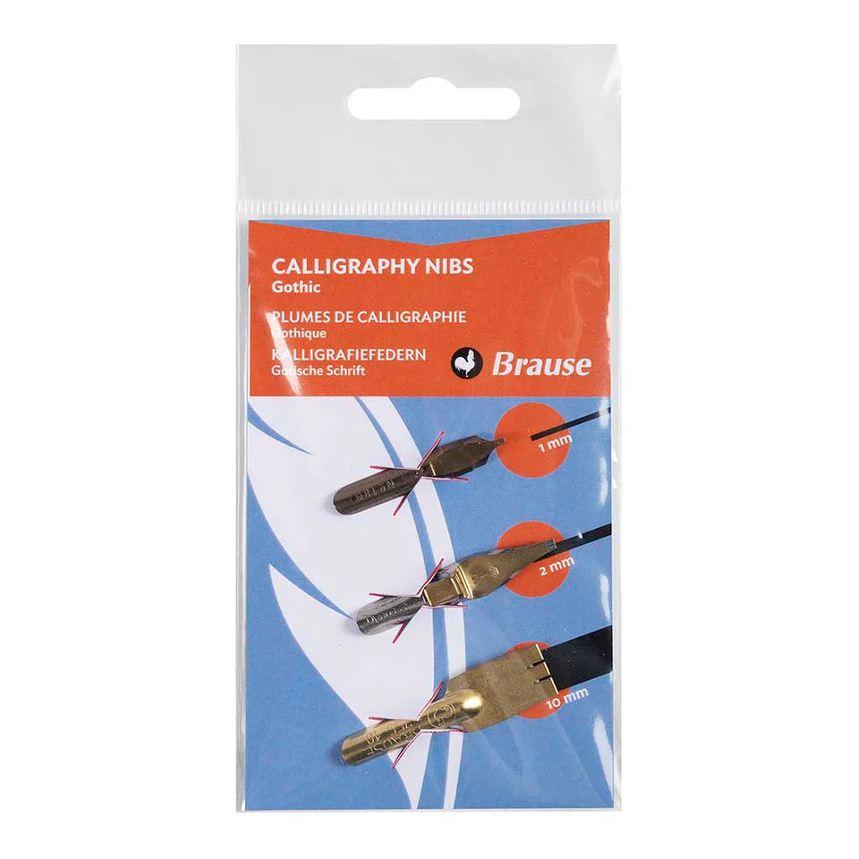 Brause Calligraphy Nib Set Gothic - Nail Gallerys
