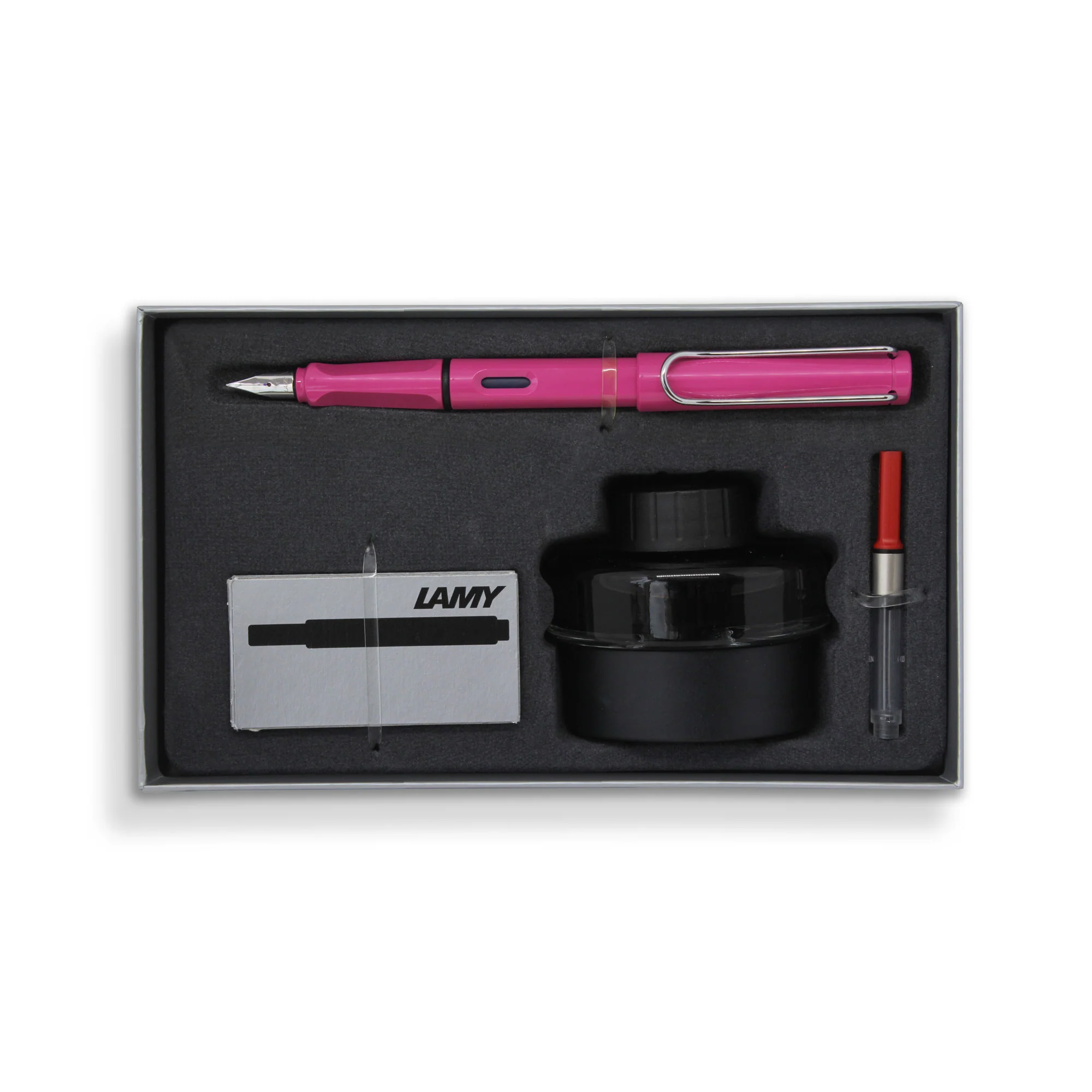 Lamy E193 Pink Fountain Pen Gift Set - Nail Gallerys