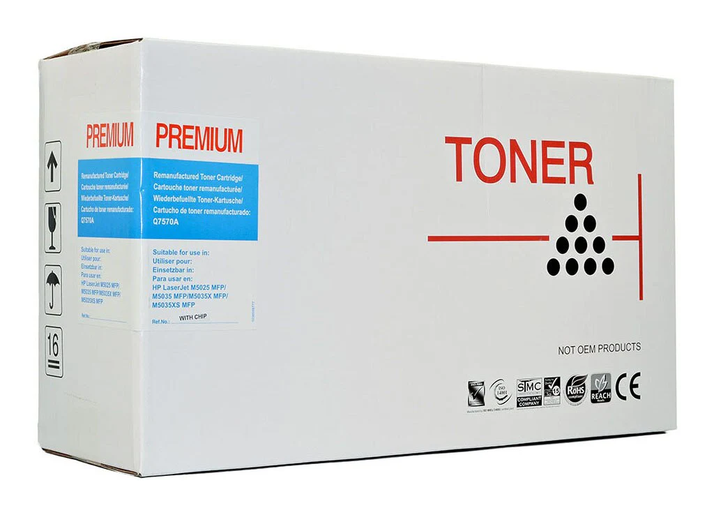 Icon Remanufactured Hp Q7570a Black Toner Cartridge - Nail Gallerys