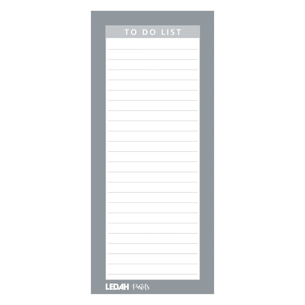 Ledah Pastels Weekly Magnetic To Do List 60 Sheets Undated - Nail Gallerys