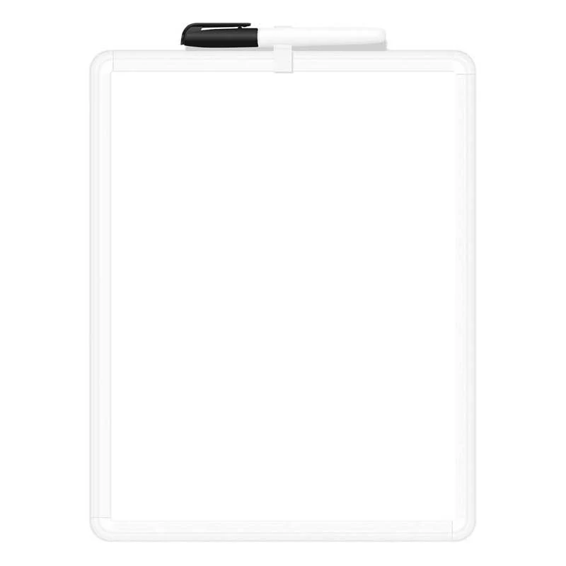 FM Whiteboard Non Magnetic 10010 Plastic Frame 216x279mm - Nail Gallerys