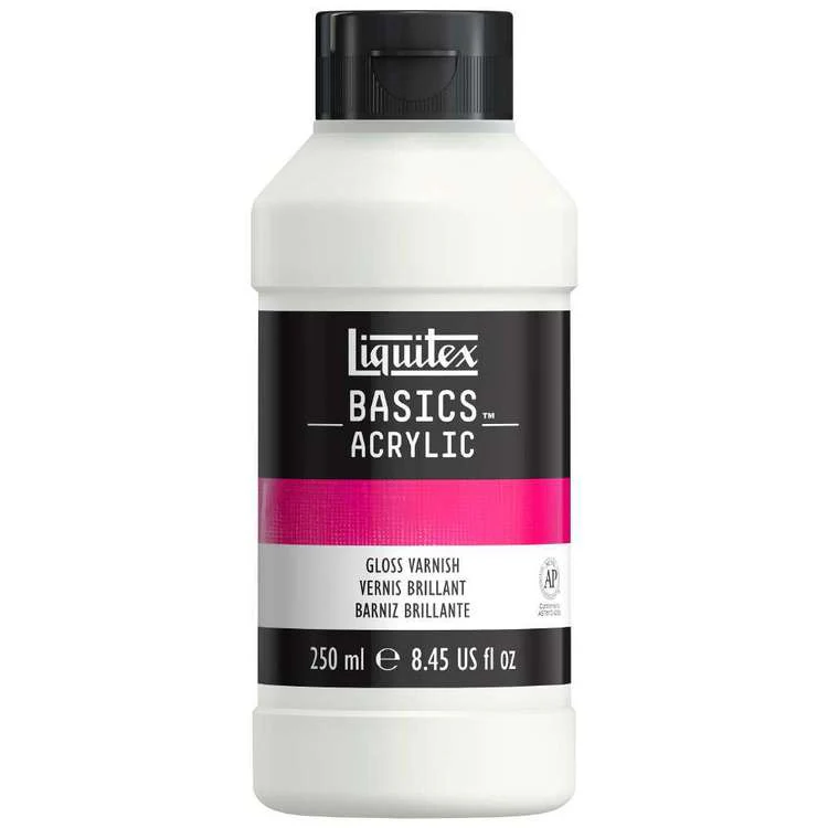 Liquitex Basics 250ml Gloss Varnish - Nail Gallerys