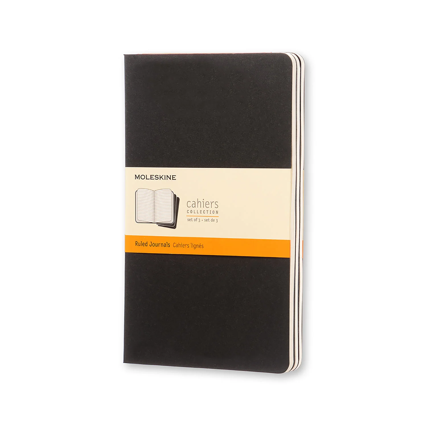 Moleskine Cahier Large Ruled Journals Pack Of 3 - Nail Gallerys