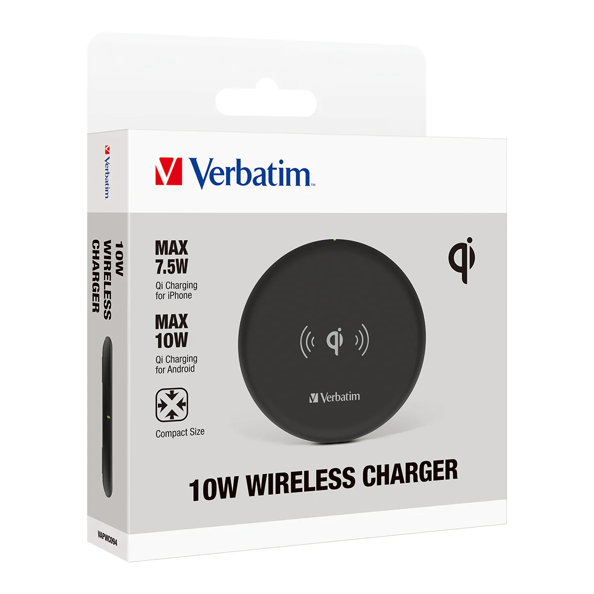Verbatim Essentials Wireless Charger 10w Black - Nail Gallerys