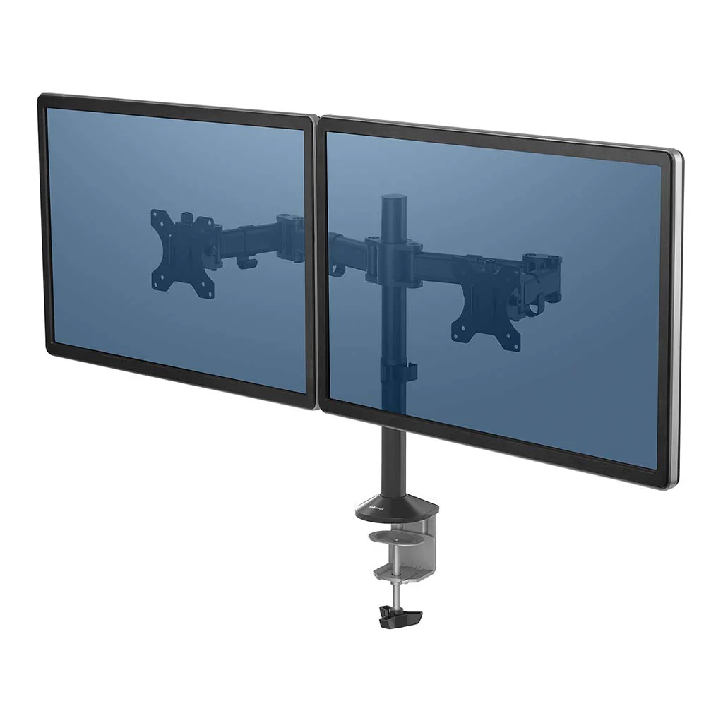 Fellowes Reflex Dual Monitor Arm - Nail Gallerys