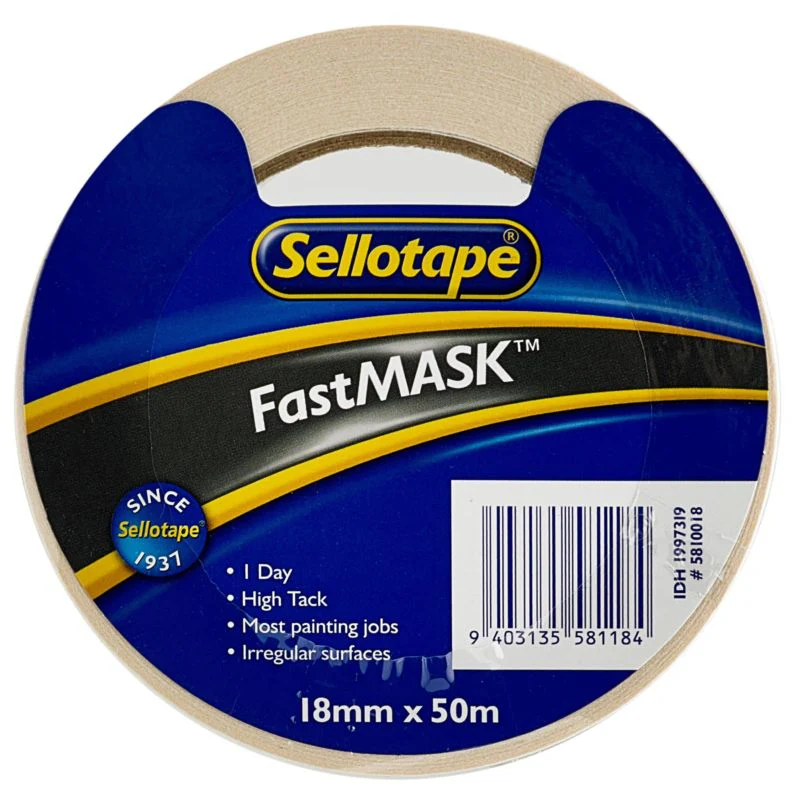 Sellotape 5810 General Purpose Fastmask 18mmx50m - Nail Gallerys