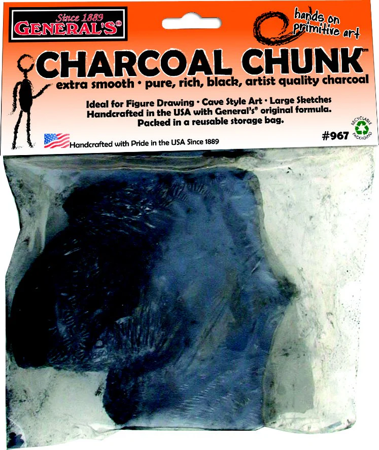 General's Charcoal Chunk Pure Artist Quality - Nail Gallerys