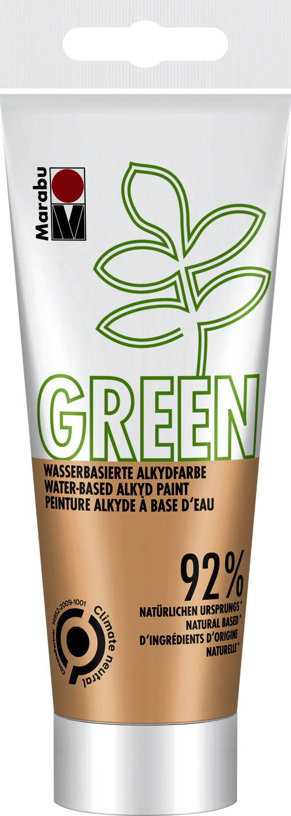 Marabu Green Water-Based Alkyd Paint 100ml - Nail Gallerys