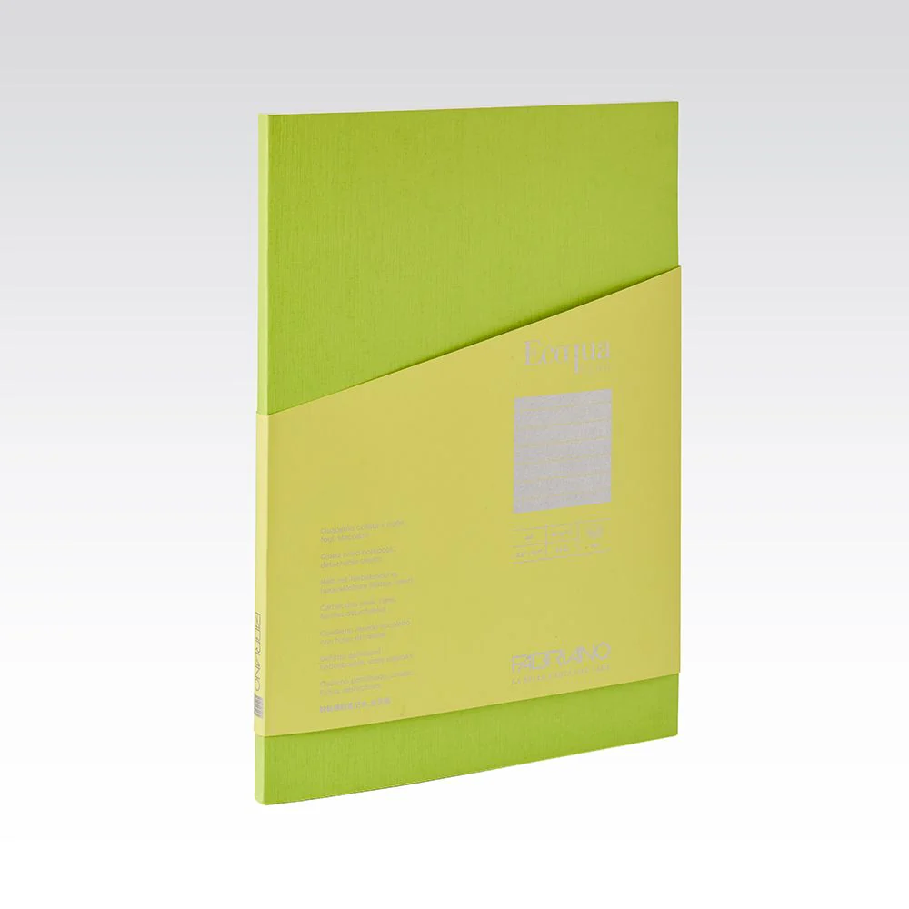 Fabriano Ecoqua Plus Glued 90gsm Lined A4 Notebooks - Nail Gallerys