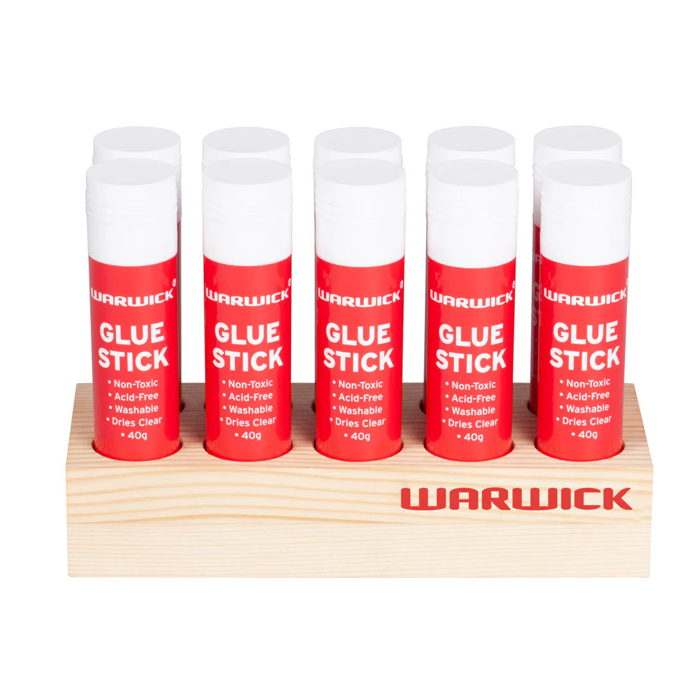 Warwick Wooden Glue Stick Holder 10 Slot - Nail Gallerys