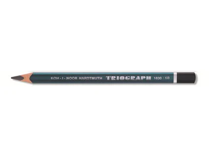 Koh-I-Noor 1830 Triograph Graphite Pencils 6B - Nail Gallerys