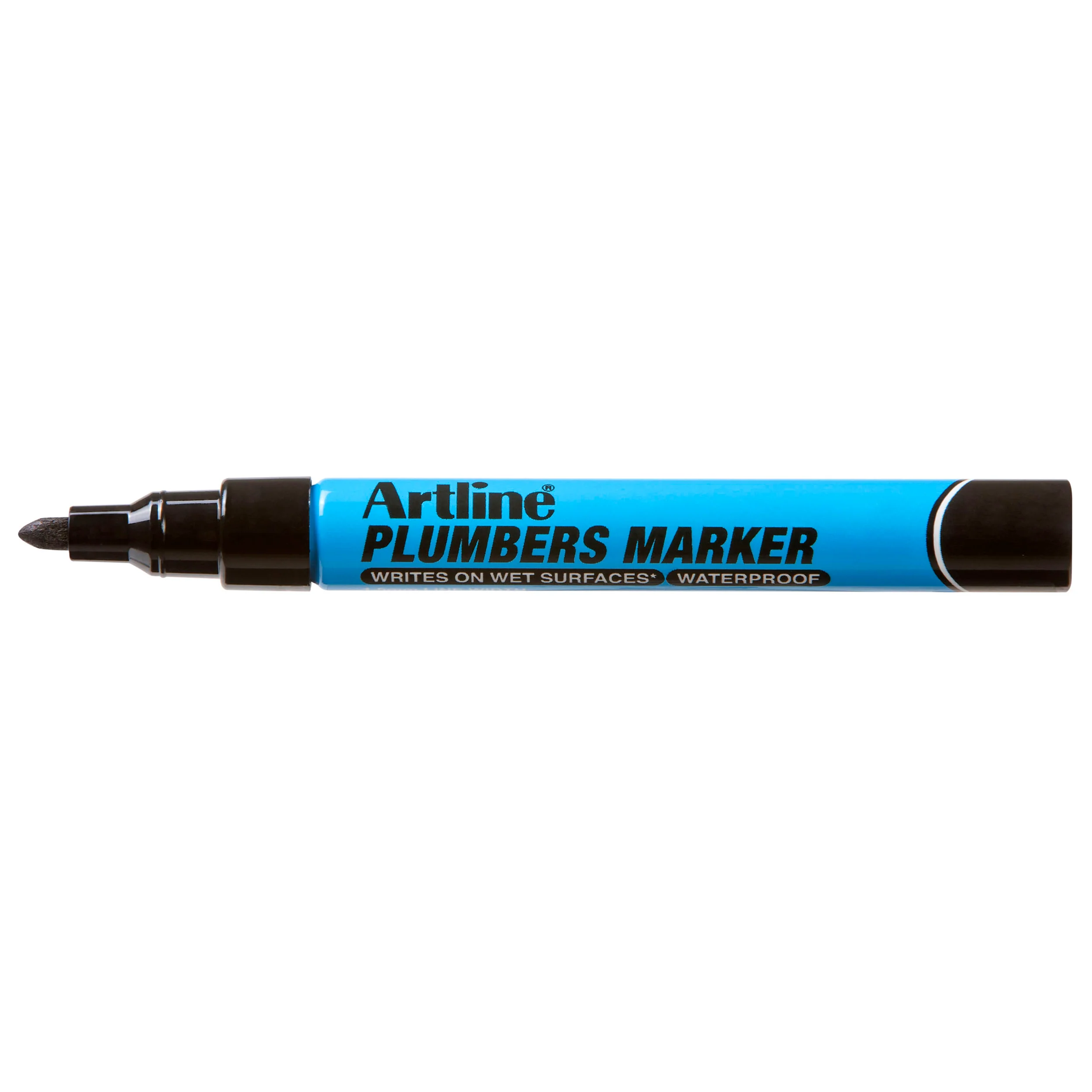 Artline Plumbers Permanent Marker Black Box Of 12 - Nail Gallerys