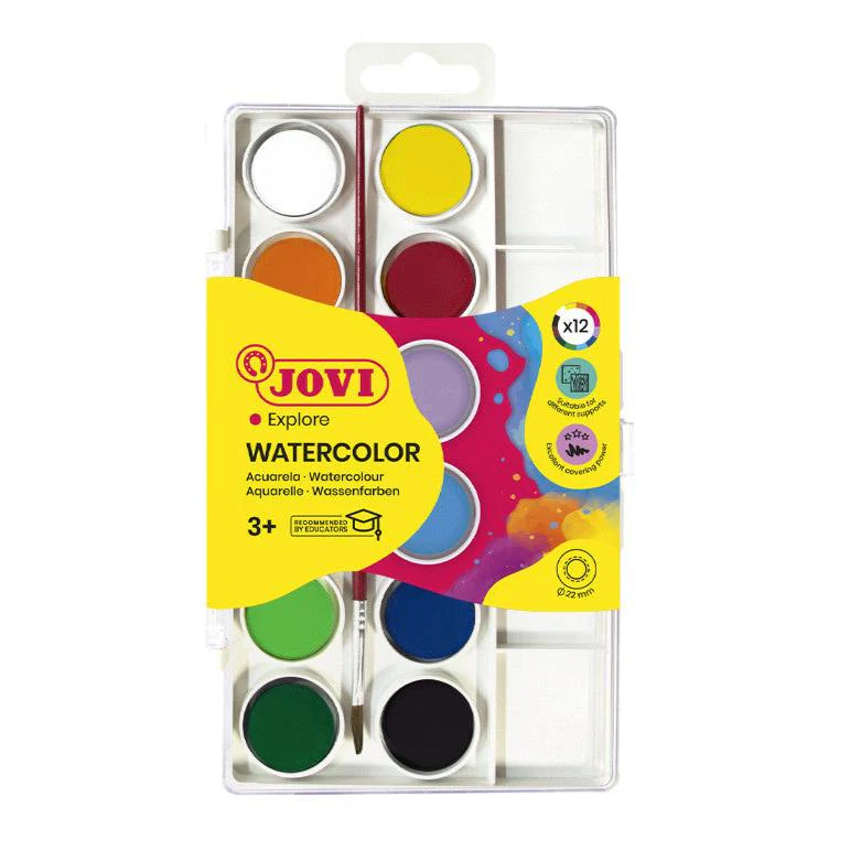 Jovi Watercolour 20mm Tablets Set of 12 - Nail Gallerys