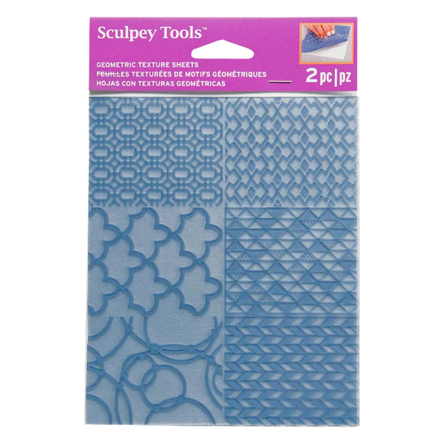 Sculpey Geometric Texture Sheet - Nail Gallerys