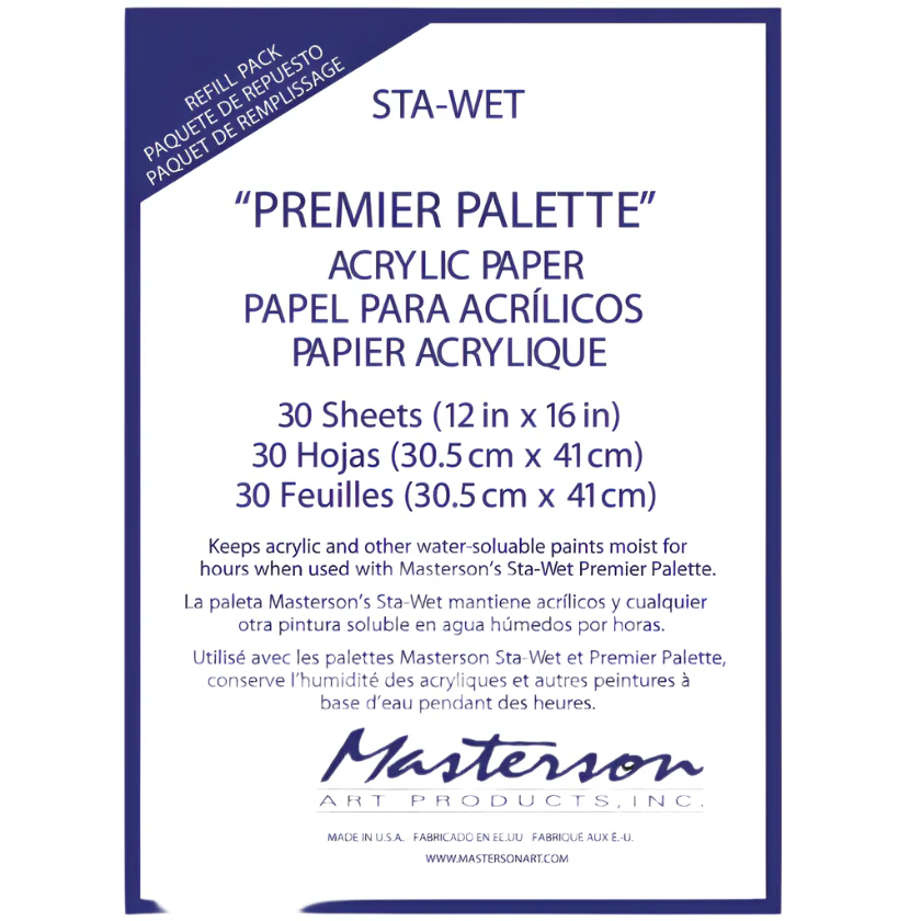 Masterson Sta-Wet Premier Paper Refill - Nail Gallerys