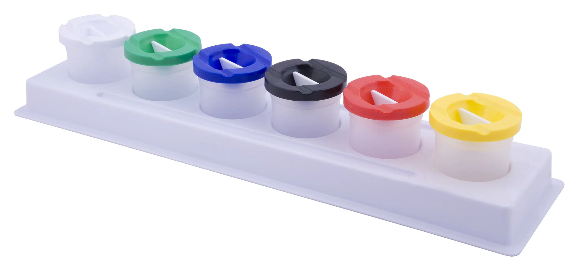 Das Non-spill Pots With Tray Set Of 6 - Nail Gallerys